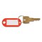 Advantus Key Tags Label Window, 0.88 x 0.19 x 2, Red, PK6, 6PK KEY98018 - alternate 2